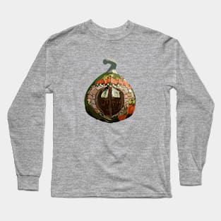 rustic home pumpkin Long Sleeve T-Shirt